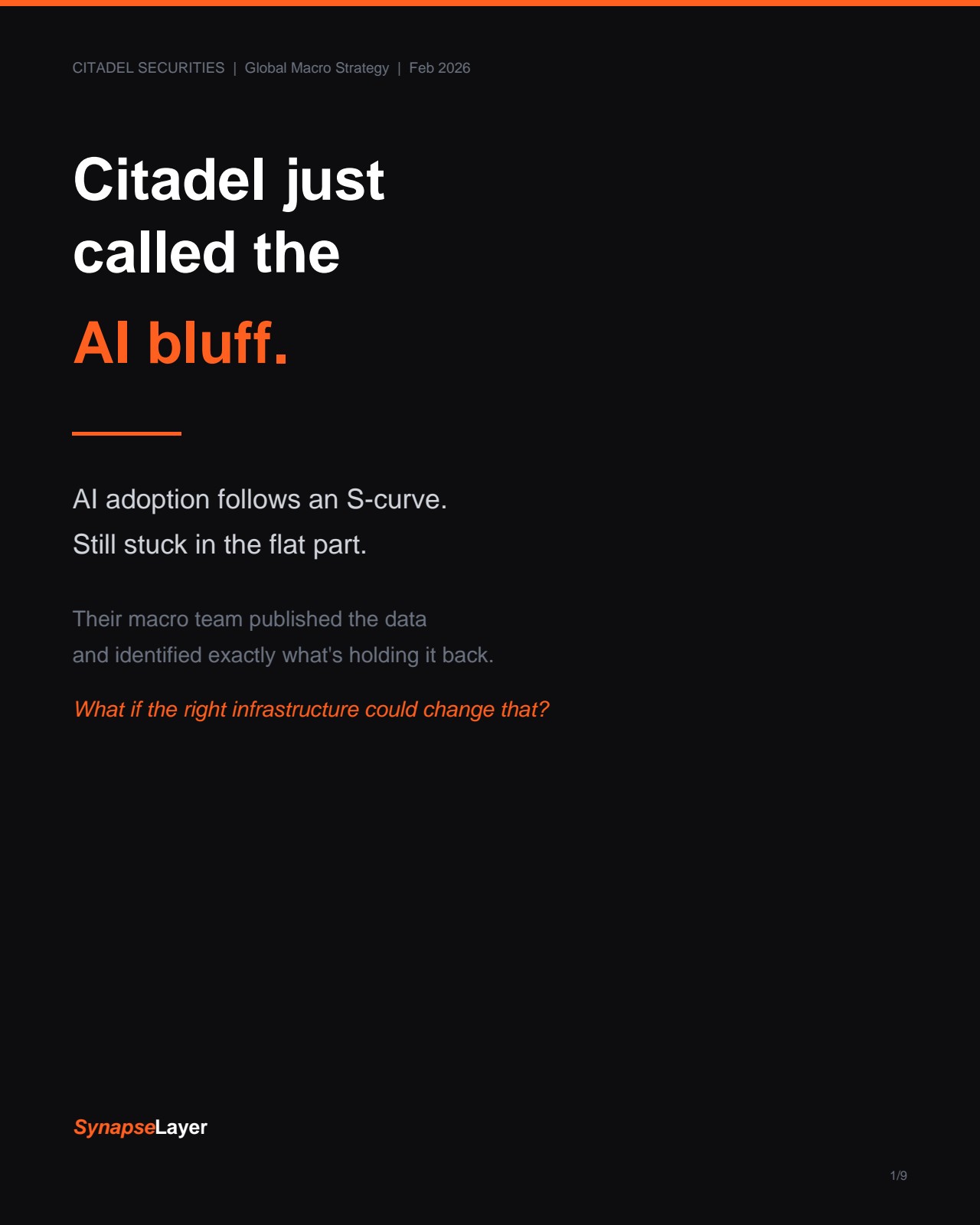 Citadel Just Called the AI Bluff. Here's What They Found and What It Means.