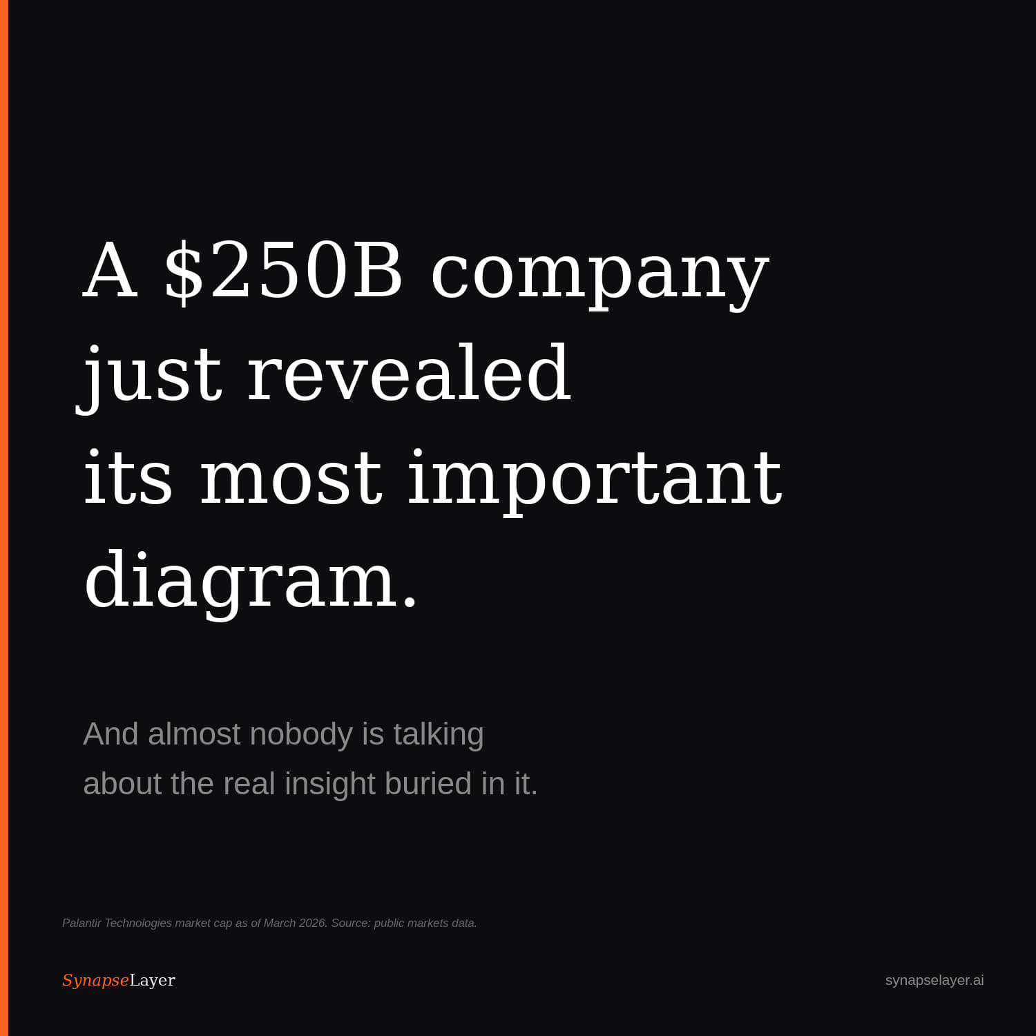 Palantir Just Proved the Ontology Thesis. Now It Needs to Scale.